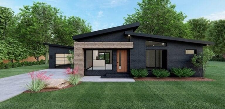 Casa Estilo Techo Plato